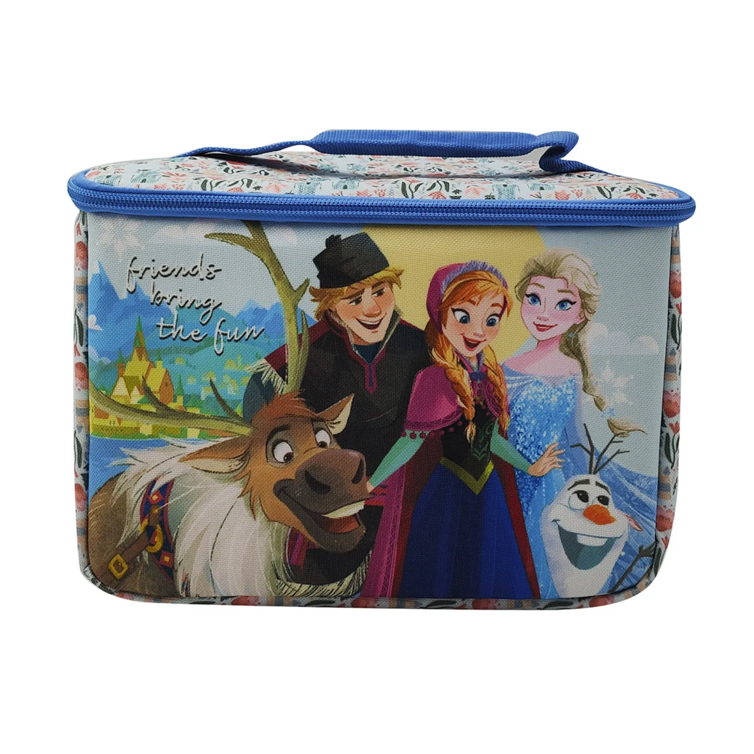 MOCHILA LUNCHERA 22*16*18 FROZEN CELESTE