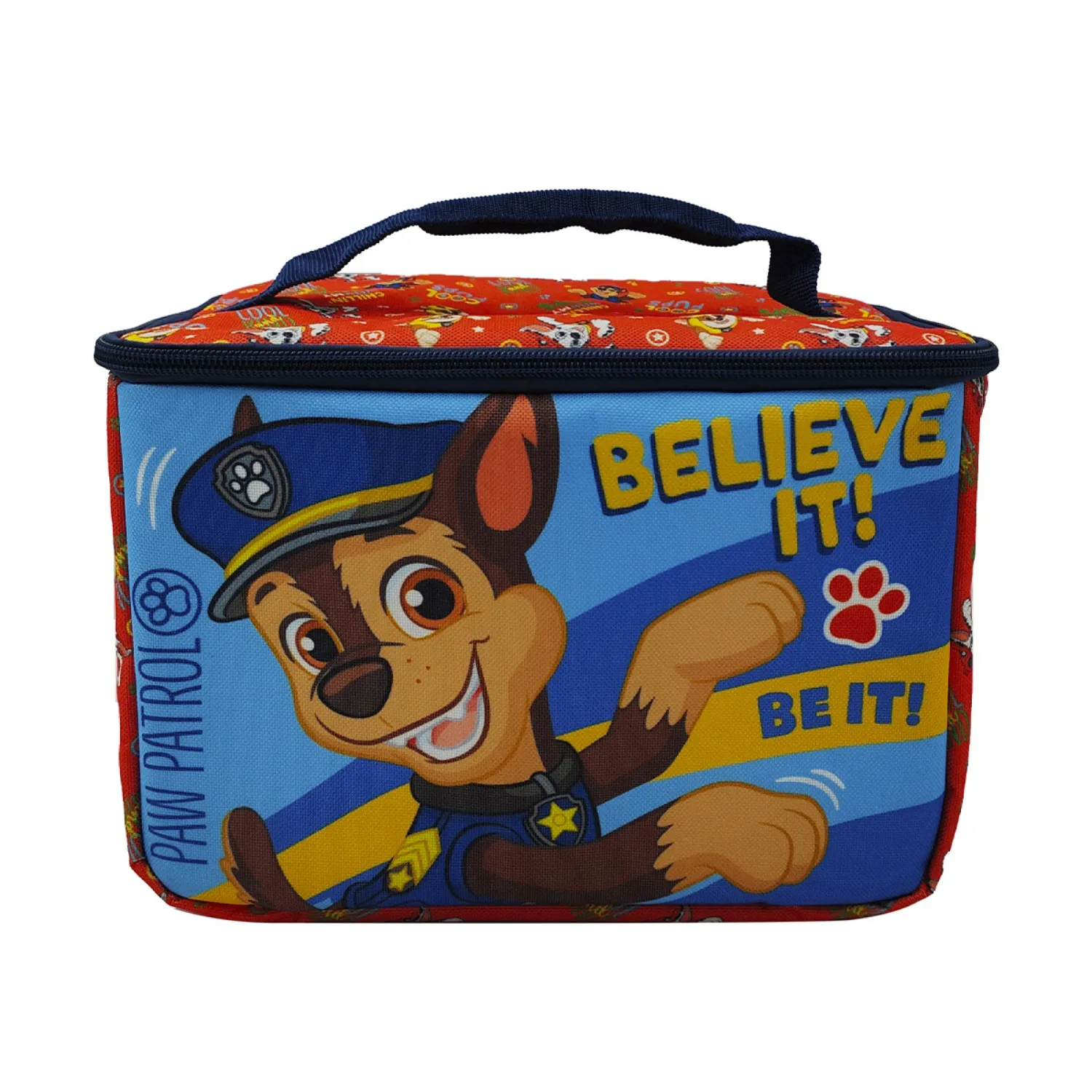 MOCHILA LUNCHERA 22*16*18 PAW PATROL ROJO