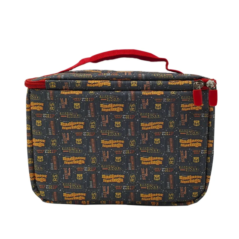 MOCHILA LUNCHERA 22*16*18 CARS RADIATOR GRIS