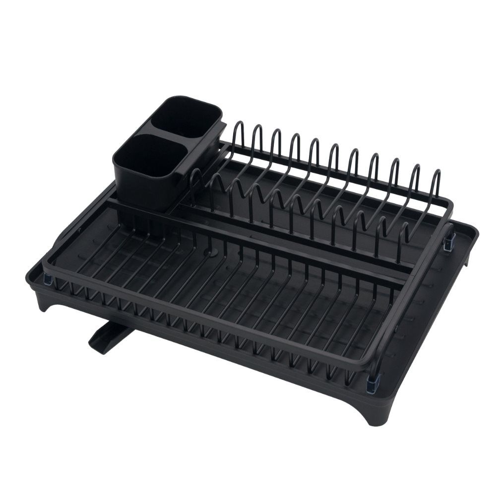 ESCURRIDOR ALUMINIO NEGRO C/BANDEJA  SELECTA