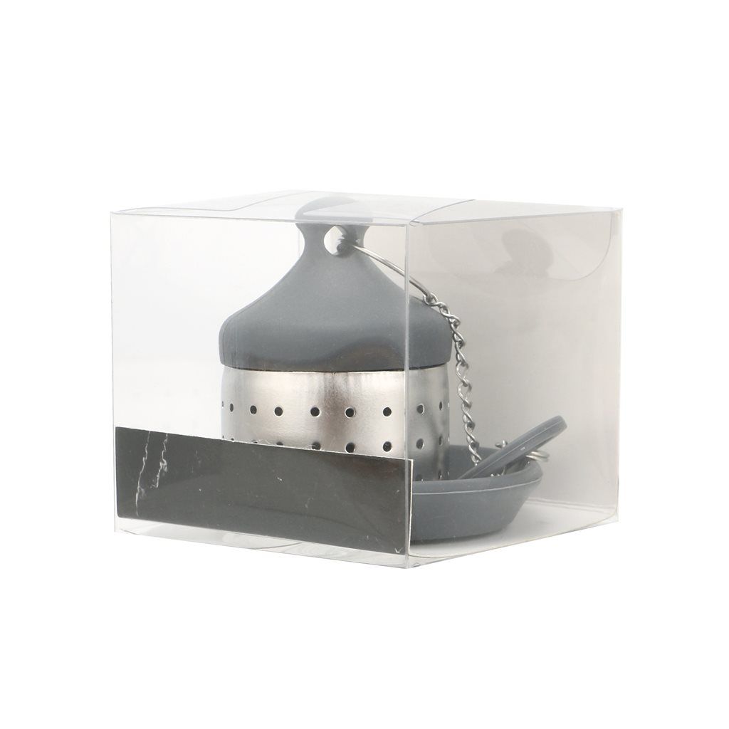 INFUSOR P/TE C/SOPORTE INOX Y SILICONA GRIS SELECTA