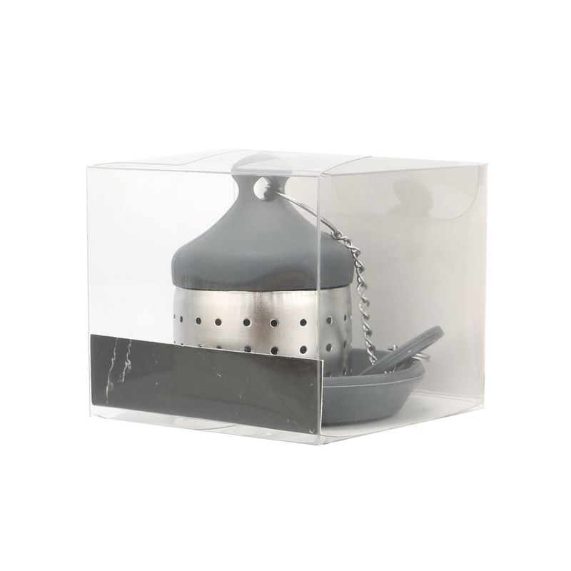 INFUSOR P/TE C/SOPORTE INOX Y SILICONA GRIS SELECTA
