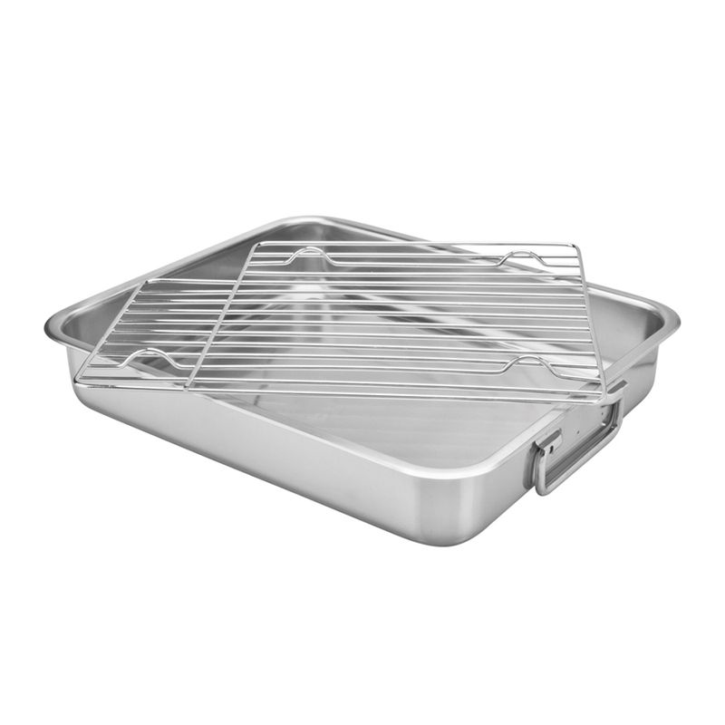 ASADERA 40CM C/PARRILLA ACERO INOX