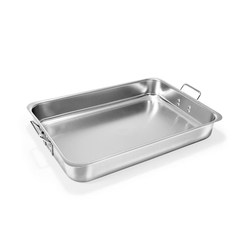 ASADERA RECT 40CM ACERO INOX