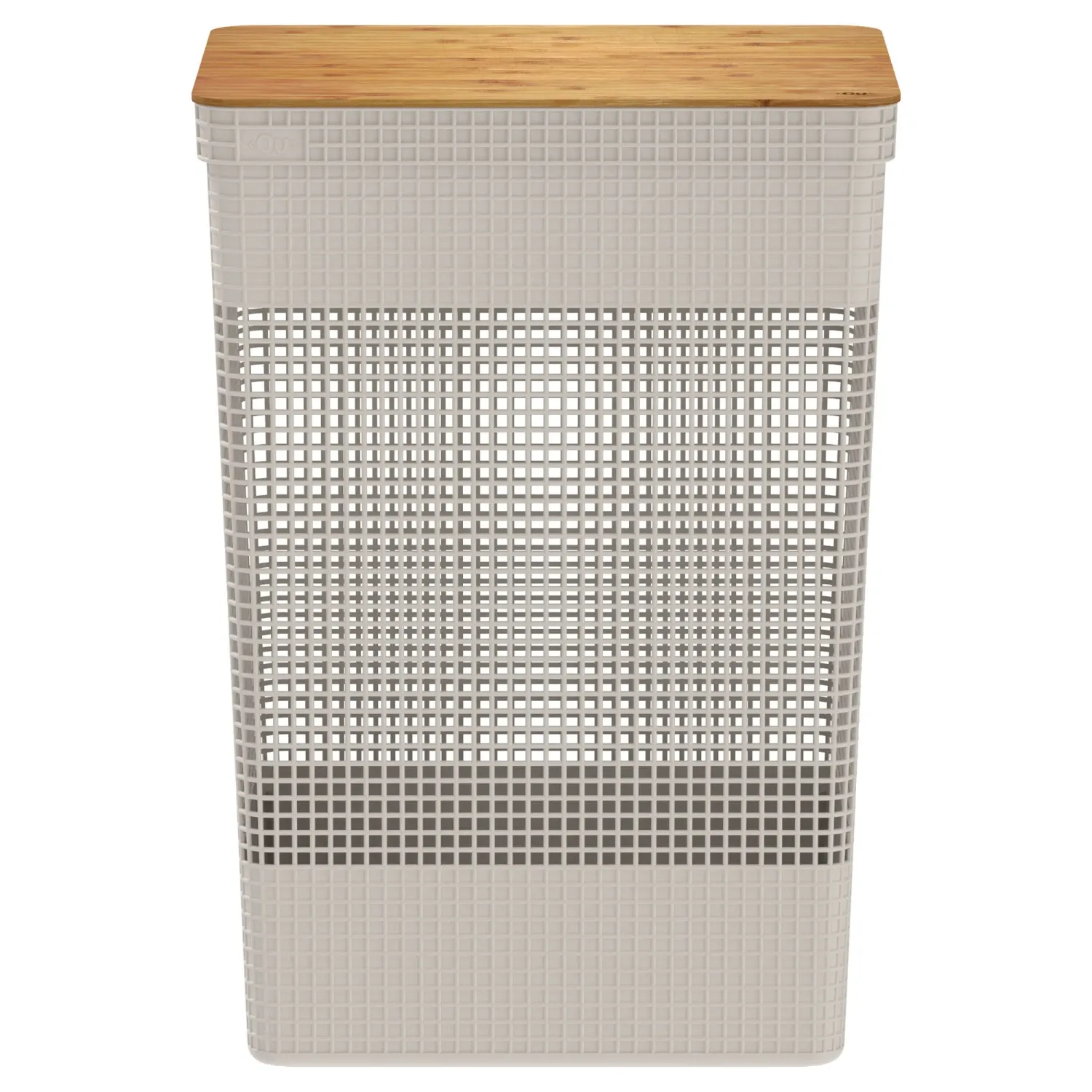 CESTO GRID C/T BAMBU 49L OU BEIGE
