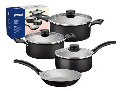 BATERIA COCINA 7 PZAS LINZ TRAMONTINA