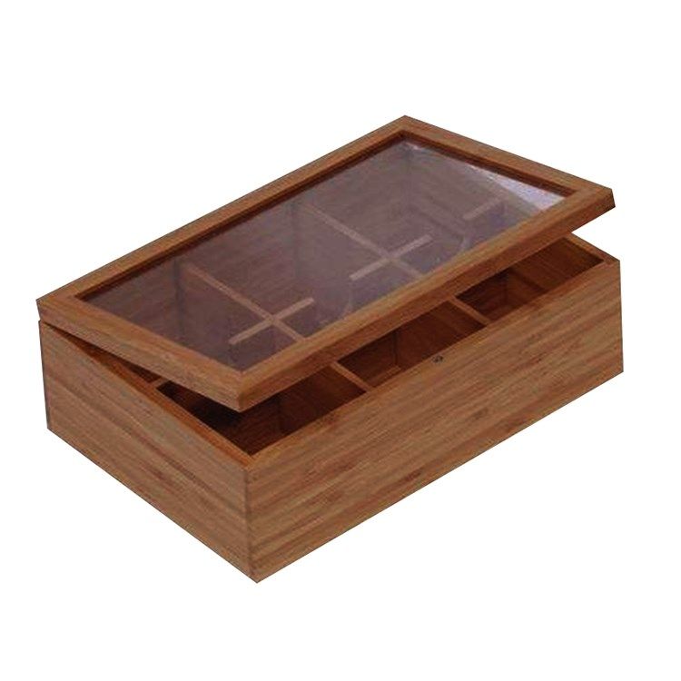 CAJA RECT. P/ TE 6DIV BAMBOO 25X17X8CM