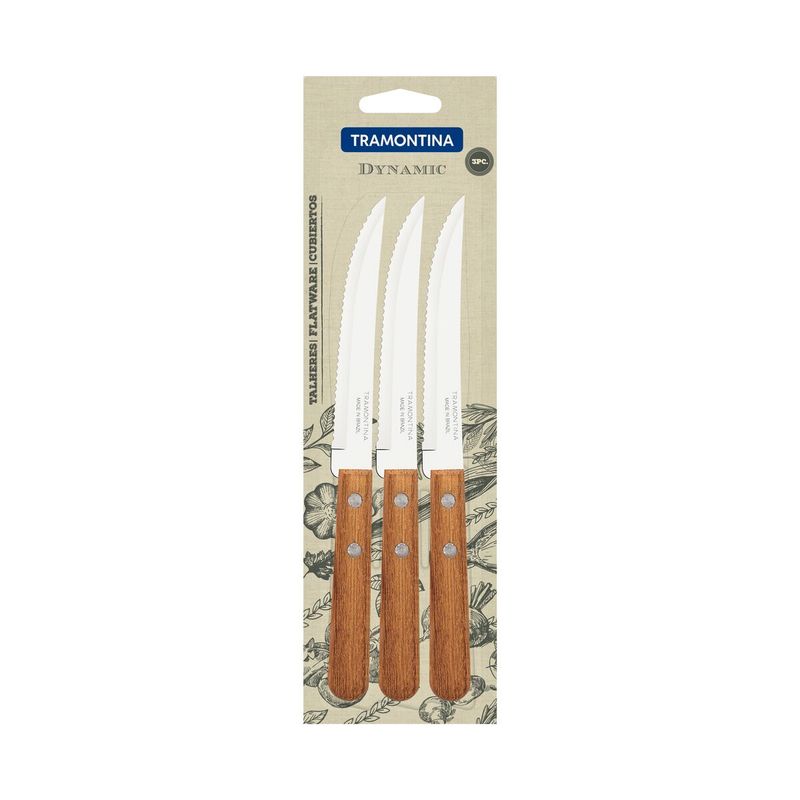 CUCHILLO DE MESA C/ SIERRA MANGO MADERA DYNAMIC 22300/905