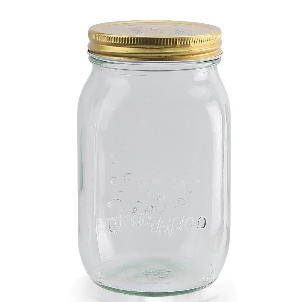 RECIPIENTE T/ROSCA DORADA 1000ML
