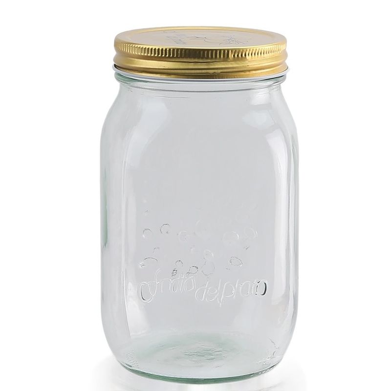 RECIPIENTE T/ROSCA DORADA 1000ML