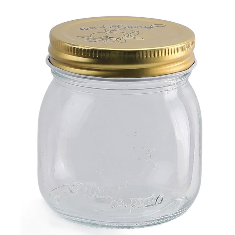 RECIPIENTE T/ROSCA DORADA 250ML