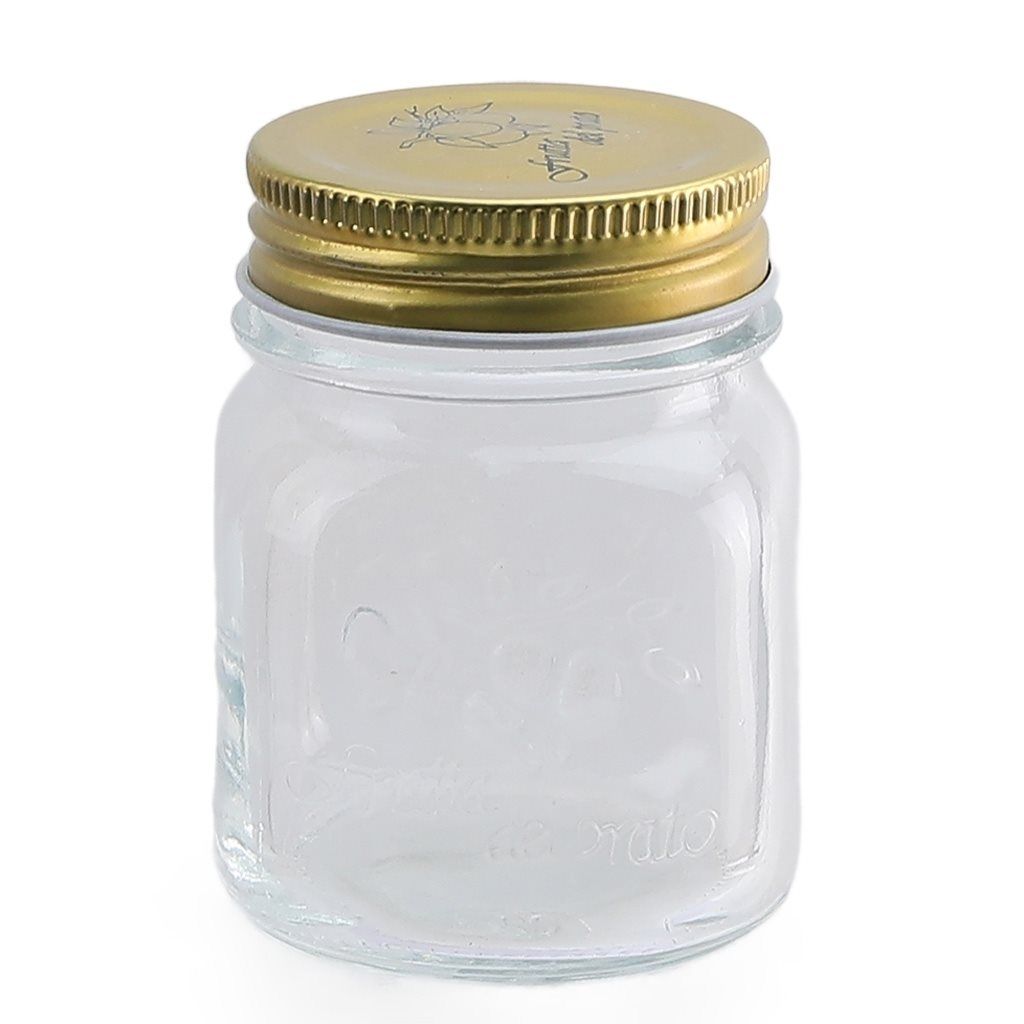 RECIPIENTE T/ROSCA DORADA 150ML