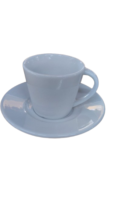 TAZA C/PLATO CAFE 90ML YB090
