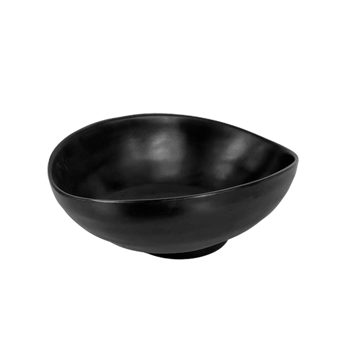BOWL NEGRO MELAMINA 24CM PRISMA