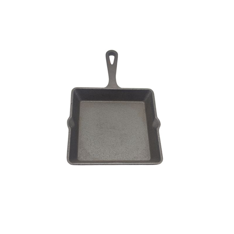 SARTEN CUADRADO DE  HIERRO14X14CM PALERMO
