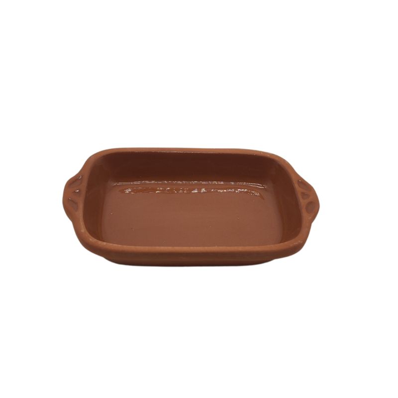 FUENTE RECT BARRO 23X13X4CM