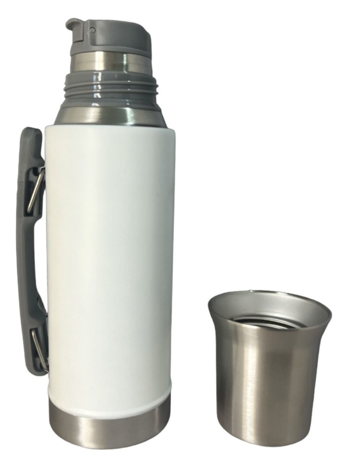 TERMO COMET ACERO INOX 1LT TAPA MATE BLANCO