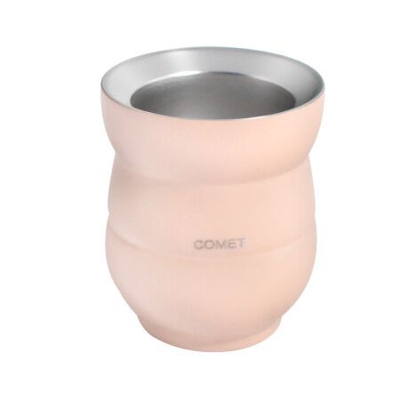 MATE COMET ACERO INOX DOBLE PARED ROSA