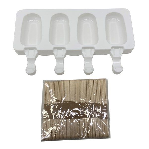 MOLDE DE SILICONA PALETA X 4  8470