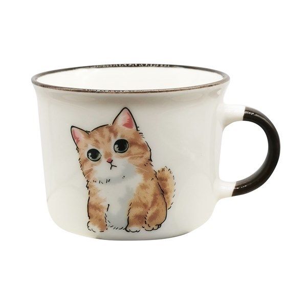 MUG DE LOZA GATOS 180ML