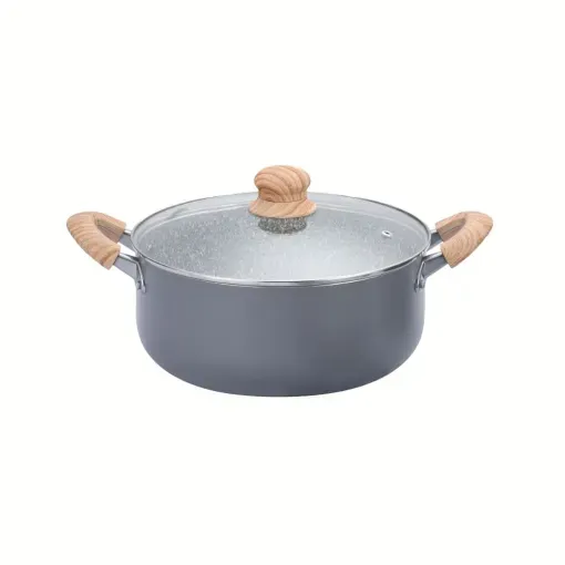 CACEROLA ALUMINIO C/ ANTIAD GRANITO 18CM HUDSON