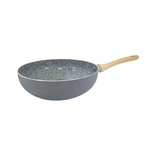WOK 28CM ANTIADHERENTE GRANITO  HUDSON