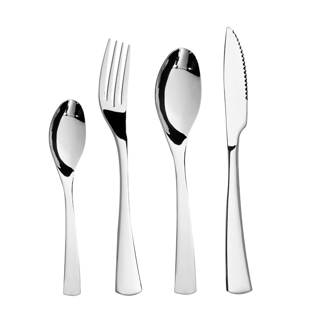 JGO DE CUBIERTOS 24PZAS ACERO INOX MOD:CAPRI