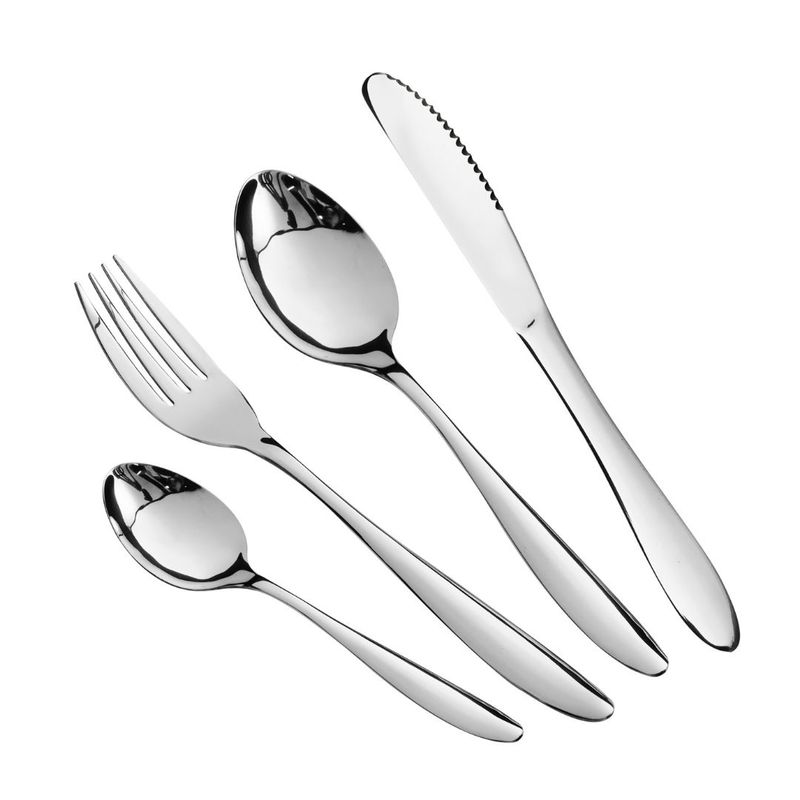 JGO DE CUBIERTOS 24PZAS ACERO INOX MOD:GIULIA