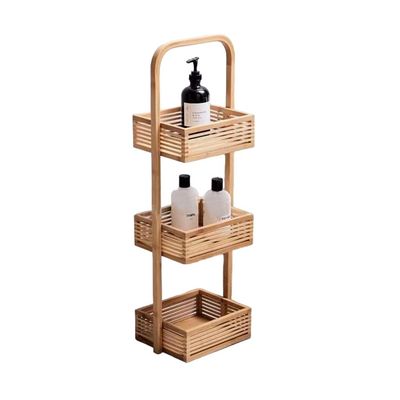 ESTANTERIA 3 NIVELES BAMBOO 38x24x76CM SELECTA