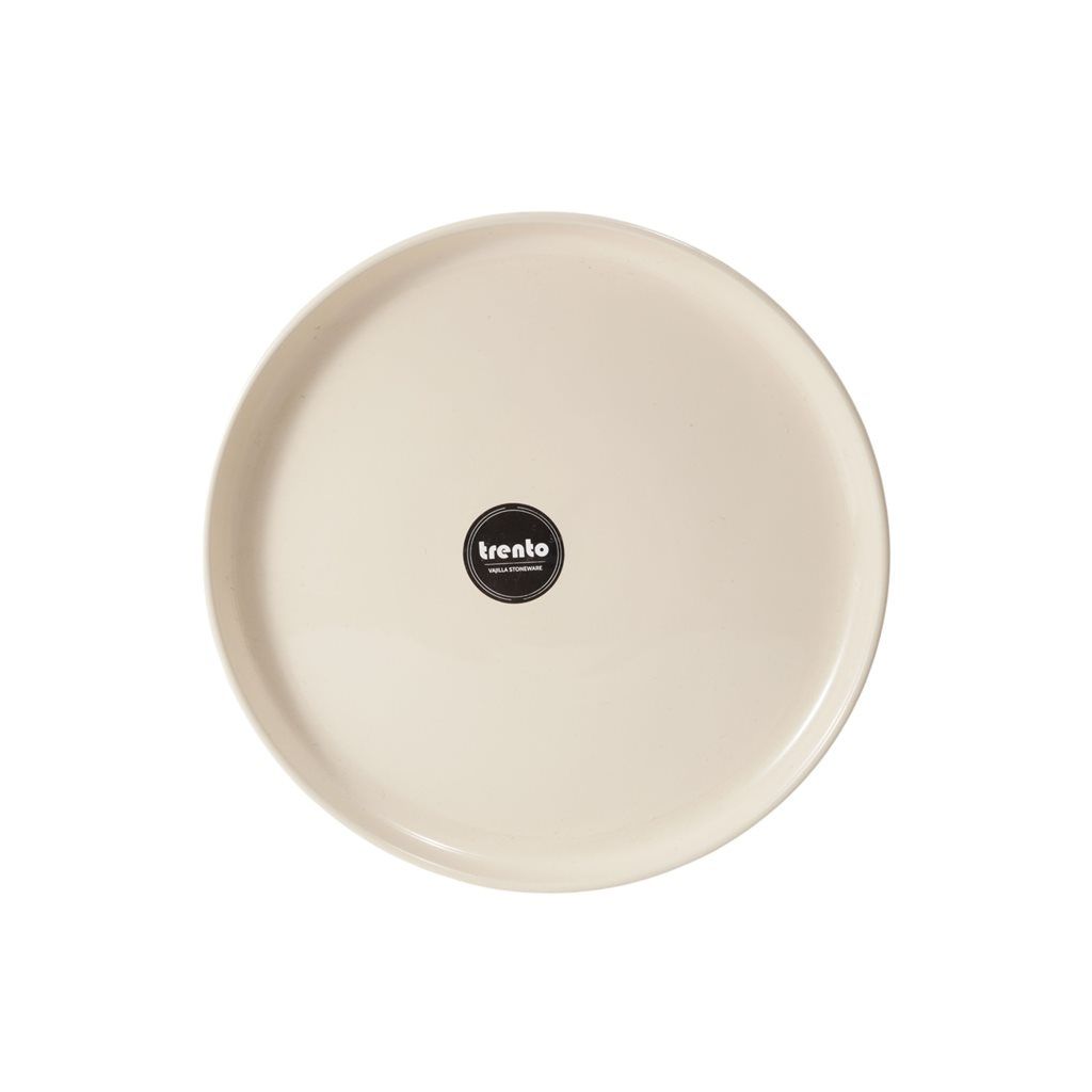 PLATO LLANO 27CM STONWARE TRENTO CREAM