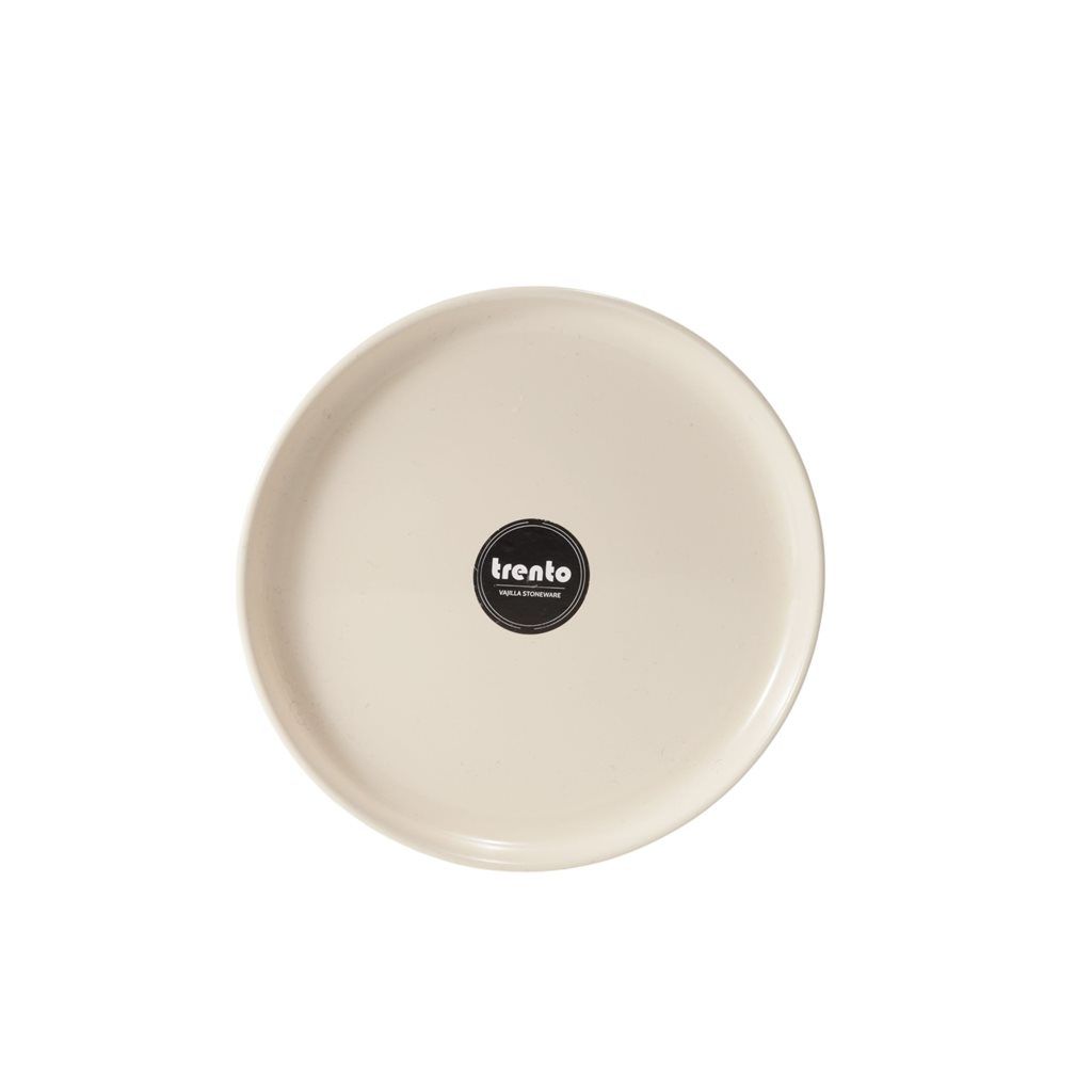 PLATO POSTRE 20CM STONWARE TRENTO CREAM