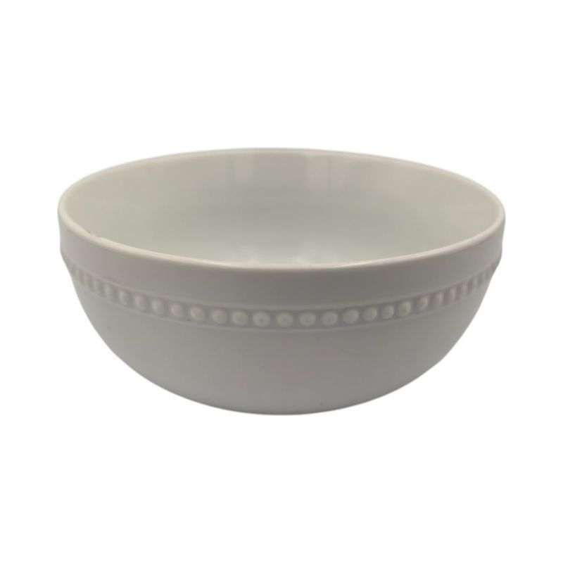 BOWL CON PUNTILLO 14.5X7 CM BLANCO