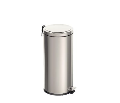 RECIPIENTE C/ PEDAL 30LT  T/ACERO INOX TRAMONTINA