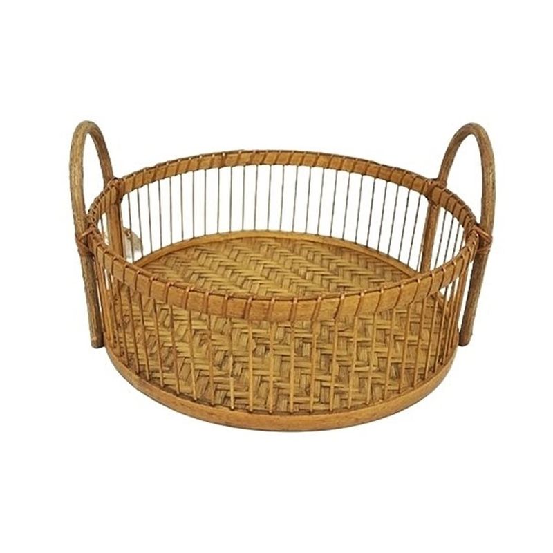 BANDEJA RED 25X8 C/ASAS BAMBU