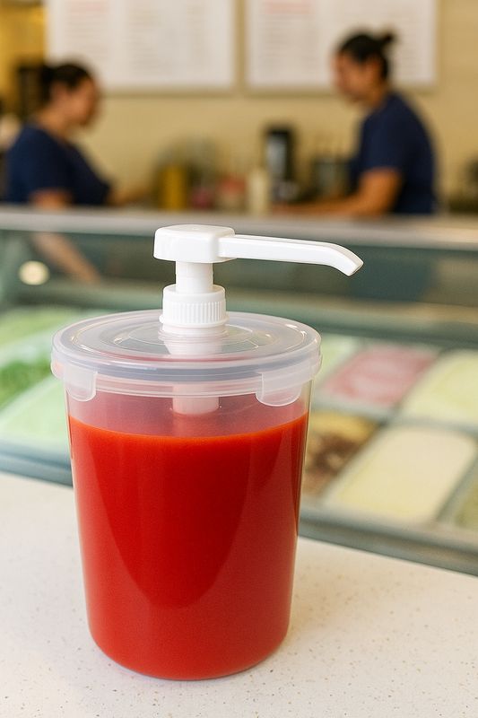 DISPENSADOR CILIN  DE ADEREZOS /SALSA 1.5  GASTROPLAST