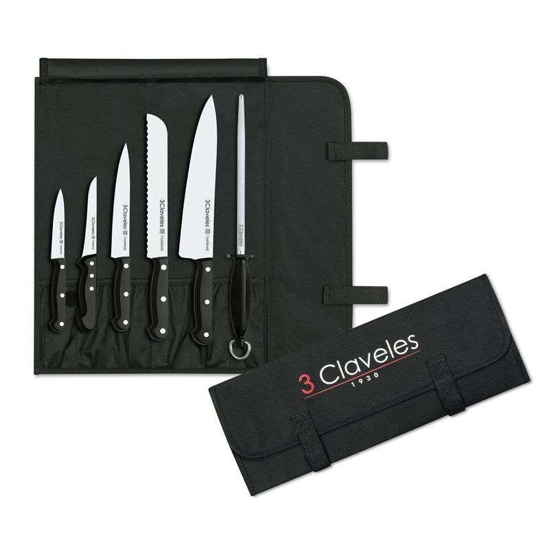 ESTUCHE COCINERO UNIBLOCK 3 CLAVELES 7PZAS