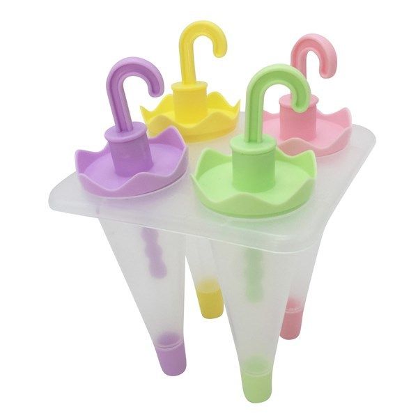 MOLDE HELADO PARAGUAS X4