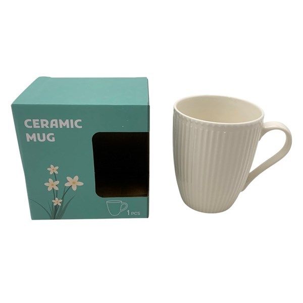 TAZA LOZA ACANALADA EN CAJA 2058