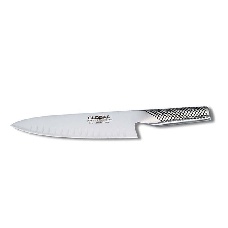 CUCHILLO ESTRIADO ACERO INOX CHEF 20CM GLOBAL