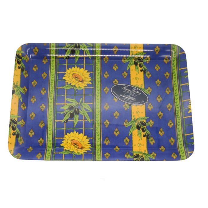 BANDEJA ENTELADA AZUL 40X30 PROVENZAL