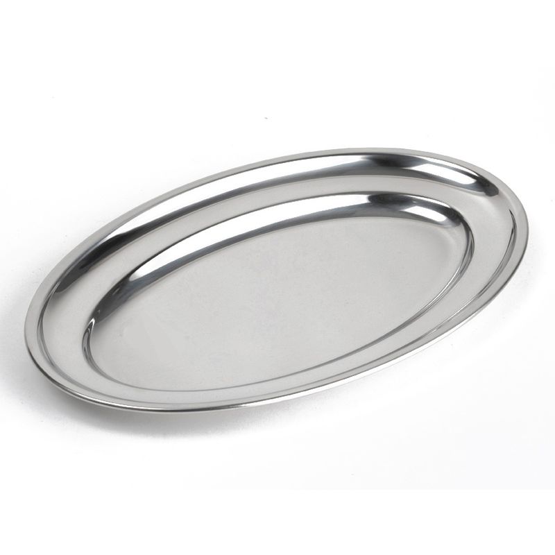 FUENTE OVAL 40CM ACERO INOX PALERMO