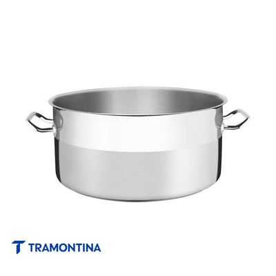 CACEROLA ACERO INOX 36CM 15LTS PROFESIONAL TRAMONTINA