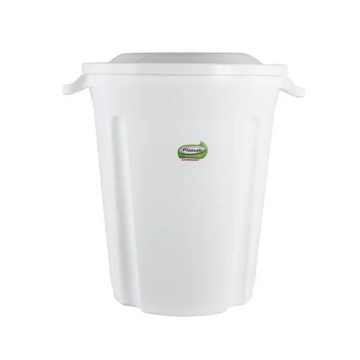 BASURERO 62lLT BLANCO PLASVALE