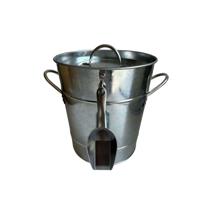 HIELERA C/PALA 20x20 PLATA SELECTA
