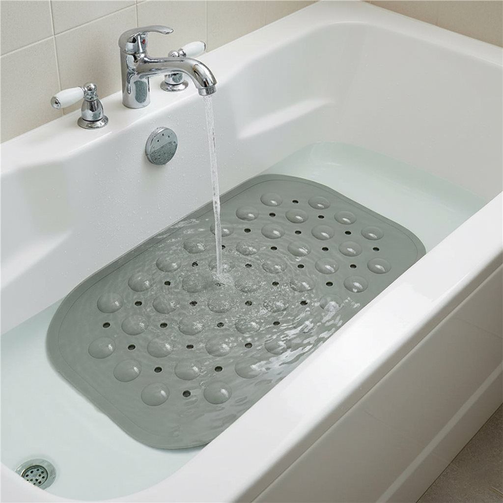 ALFOMBRA BAÑO C/VENTOSAS BEIGE 38x70