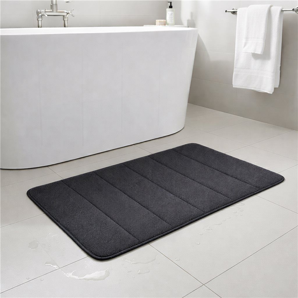 ALFOMBRA DE BAÑO SOFT 45X70 GRIS