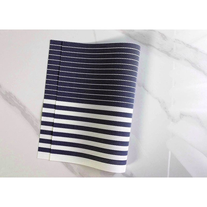 INDIVIDUAL TEXTILENE RAYAS AZULES/BLANCAS