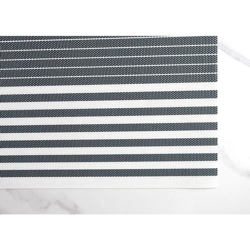 INDIVIDUAL TEXTILENE RAYAS GRIS/BLANCAS