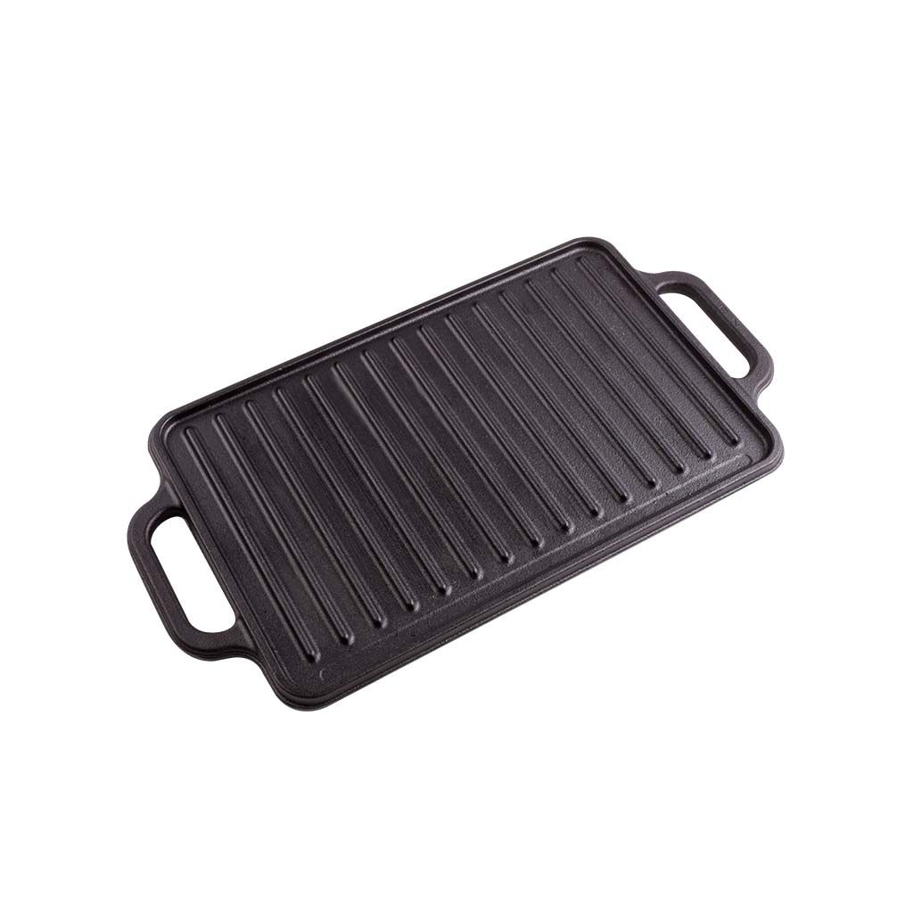 PLANCHA HIERRO ESMALTADO REVERSIBLE 21x33CM VICTORIA