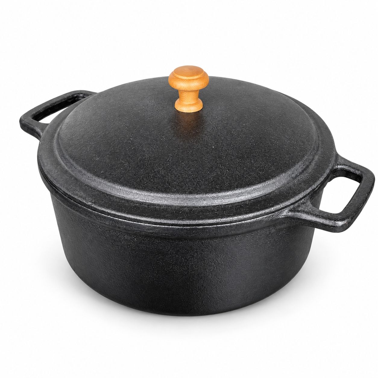 CACEROLA C/TAPA 24CM HIERRO FAIRES 4LTS